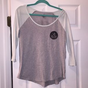 Volcom logo baseball tee